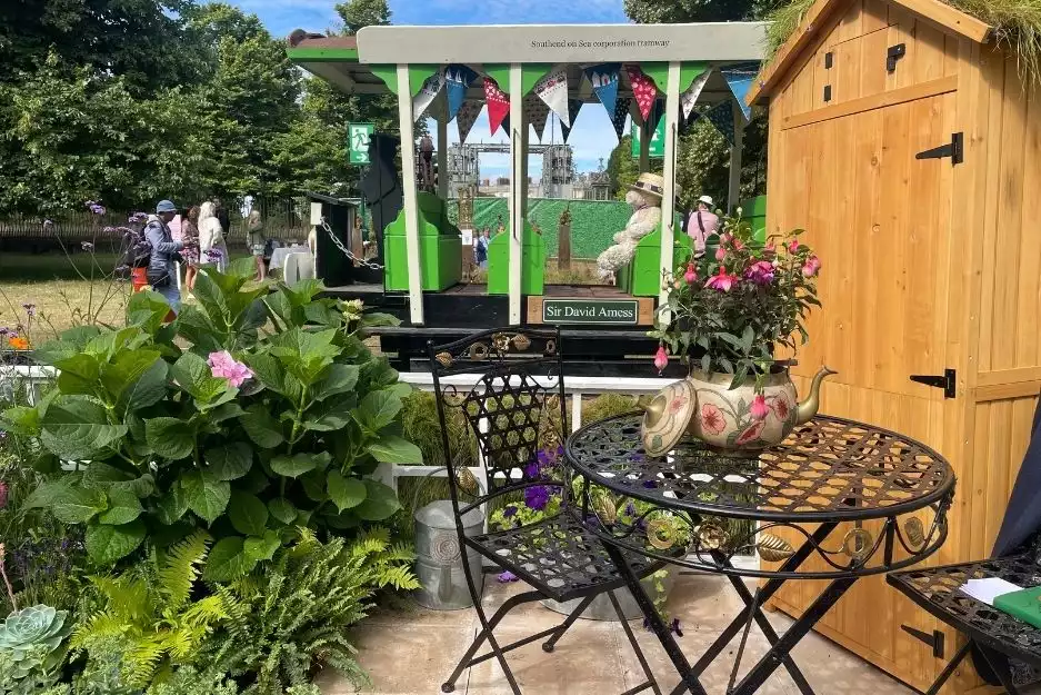 ‘The Tram Drivers’ Retreat’ wows at RHS Hampton Court