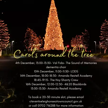 Carols Around the Leigh-on-sea Christmas Tree